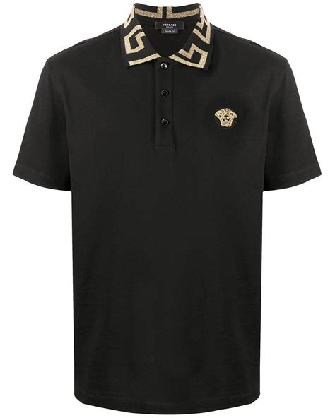 versace polo shirt for men|Versace long sleeve polo.